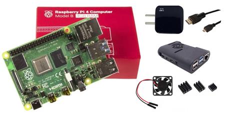 Kit Raspberry Pi 4 B 4gb Original + Fuente + Gabinete + Cooler + HDMI + Disip   RPI0089